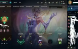 Conta League Of Legends, Level 253, 150 Skins, Esmeralda 2