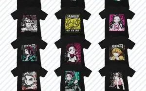 Pack Artes Demon Slayer Sublimação, Serigrafia, Dtg, Dtf