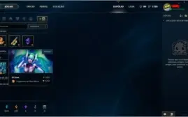 Conta LOL borda Ouro l, 104 Campeões, 105 Skins, 3 Ultimates