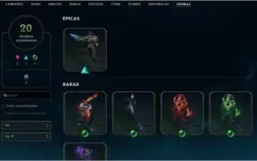 conta platina 1 todos champions