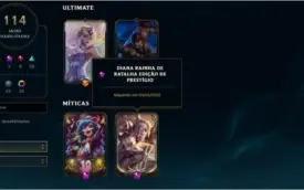conta  dimond 4 com emote chellenger e muitas skins