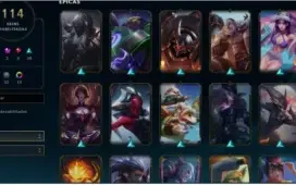 conta  dimond 4 com emote chellenger e muitas skins