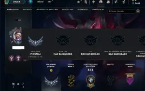 Conta prata 1 com 125 Champs e 127 Skins ( MAIN SUP )