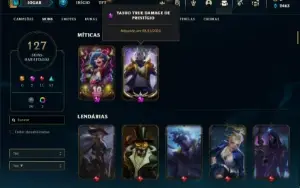 Conta prata 1 com 125 Champs e 127 Skins ( MAIN SUP )