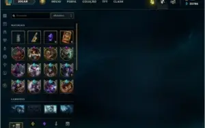 lol conta full camp.157 skins