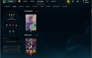 lol conta full camp.157 skins