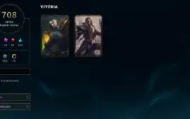 Conta LOL 712 skins + conta wild rift
