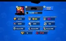 Vendo conta de BrawlStars com 55/57brawlers,70skins, e mais!