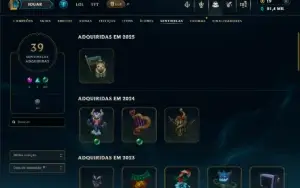 Conta League Of Legends Lvl 668 /// 388 Skins