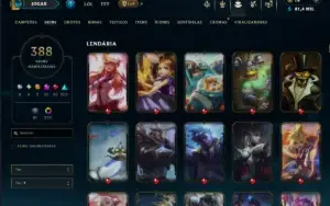 Conta League Of Legends Lvl 668 /// 388 Skins