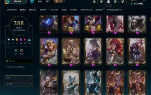 Conta League Of Legends Lvl 668 /// 388 Skins