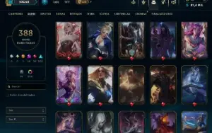 Conta League Of Legends Lvl 668 /// 388 Skins