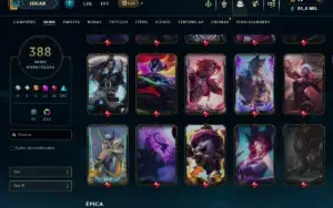 Conta League Of Legends Lvl 668 /// 388 Skins