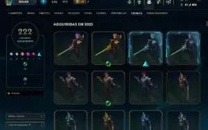 Conta League Of Legends Lvl 668 /// 388 Skins