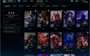 Conta de League of Legends platina 3 season 9