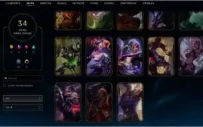 Conta de League of Legends platina 3 season 9