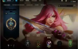 Conta de League of Legends platina 3 season 9