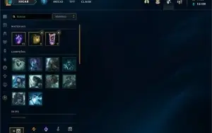 conta league of legends 800 reais em skins BARATO