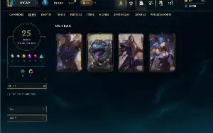 Prata 1 com 45 Champs e 25 Skins