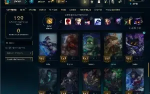 Prata 1 com 45 Champs e 25 Skins