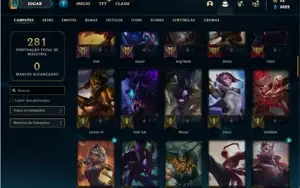 Conta Ferro 1 com 83 Champs e 60 Skins ( MONO ADC )