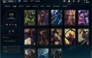 Conta Ferro 1 com 83 Champs e 60 Skins ( MONO ADC )