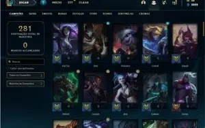 Conta Ferro 1 com 83 Champs e 60 Skins ( MONO ADC )