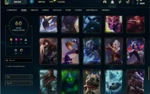 Conta Ferro 1 com 83 Champs e 60 Skins ( MONO ADC )