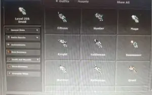 Druid Level 226 (Bona) + 2 Knight's - 146 e 131 + charmaker