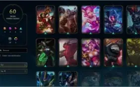 Conta LoL Platina 3 TODOS os champs 60 skins épicas e legado