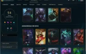 Conta de lol/promoção