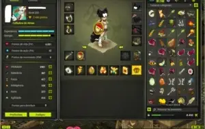 Vendo team 8 contas no DOFUS, server Spiritia, equipadas