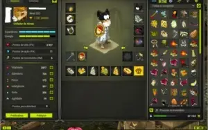 Vendo team 8 contas no DOFUS, server Spiritia, equipadas