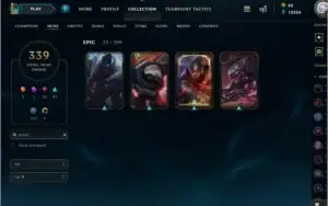 CC 339 SKINS RARAS DE EVENTOS