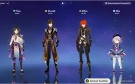 AR 49 NA - XIAO, ZHONGLI, DILUC, QIQI C1