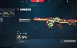 Conta Valorant Vandal Oni, Phantom Oni, Karambit Sublime, FA