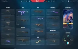 Conta Valorant Vandal Oni, Phantom Oni, Karambit Sublime, FA