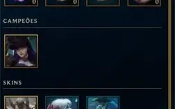 Smurf LoL com Aatrox Lua Sangrenta de Prestígio