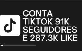 CONTA TIKTOK 91K SEGUIDIORES