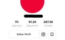 CONTA TIKTOK 91K SEGUIDIORES