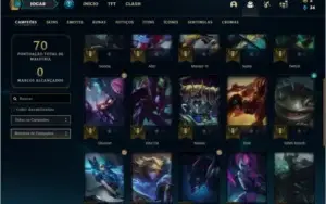 Conta ouro 4 barata com 9 skins e 28 champs