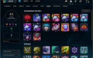 Conta ouro 4 barata com 9 skins e 28 champs