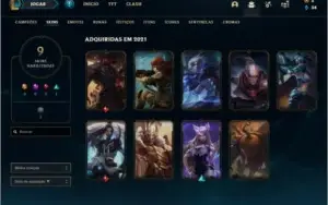 Conta ouro 4 barata com 9 skins e 28 champs
