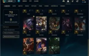 Conta ouro 4 barata com 9 skins e 28 champs