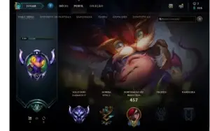 Conta de lol, level 310, Diamante 4, 199 skins, 130 champs