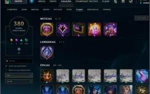 Conta League of Legends, TODAS SKINS disponíveis p/ compra
