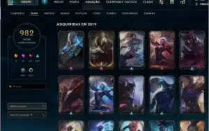 Conta League of Legends, TODAS SKINS disponíveis p/ compra