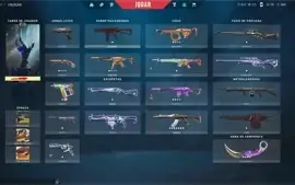 Conta de Valorant com Vandal Sublime e Karambit