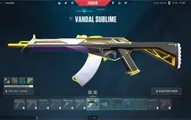 Conta de Valorant com Vandal Sublime e Karambit