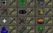 Vendendo Med lvl 99 ranged 98 hp 95 magic Pet Vorki